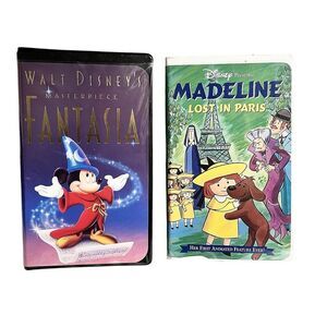 Disney Vintage VHS Tapes Lot of 2 Great Condition Black Diamond